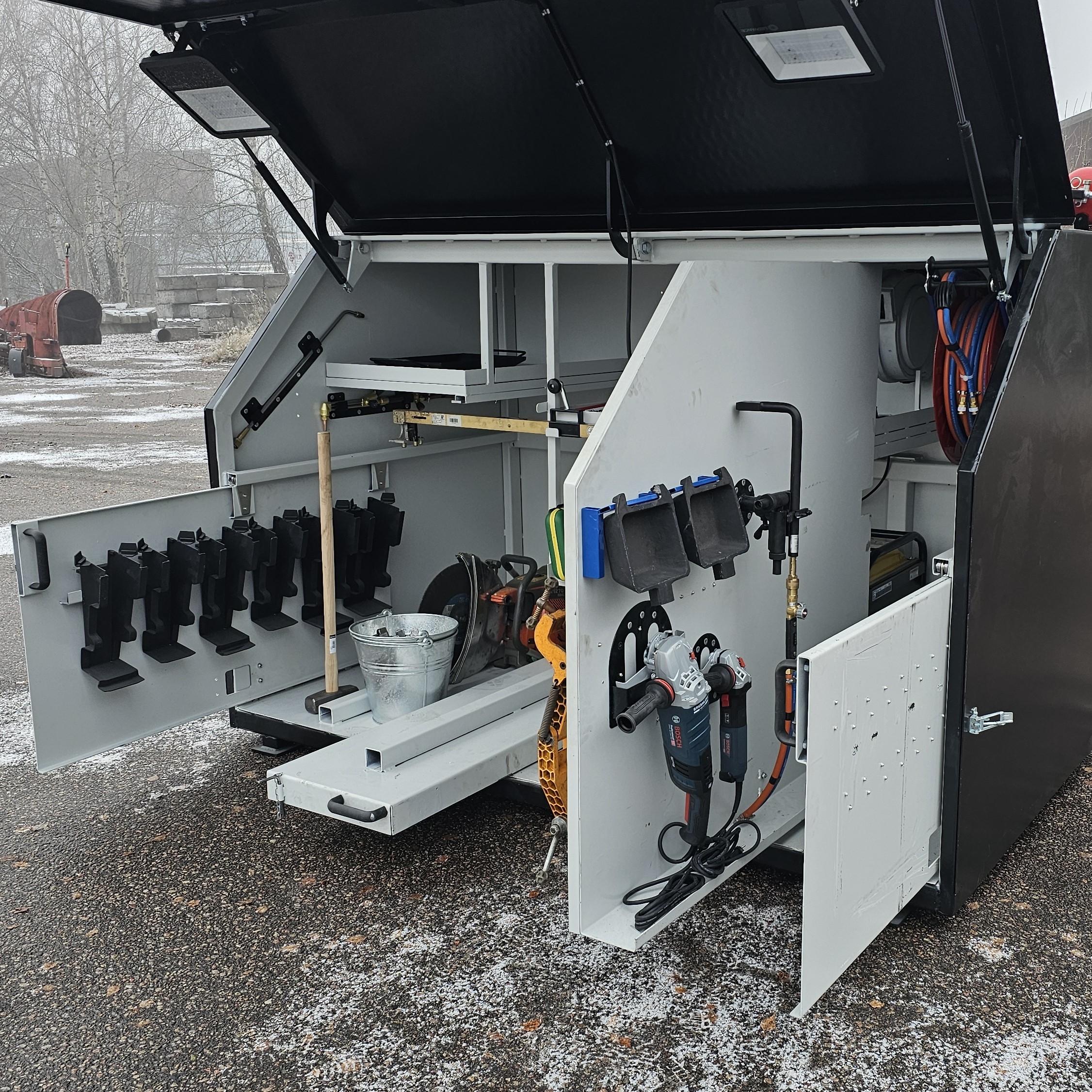 Svetscontainer till 2 vägsfordon - Bild 4